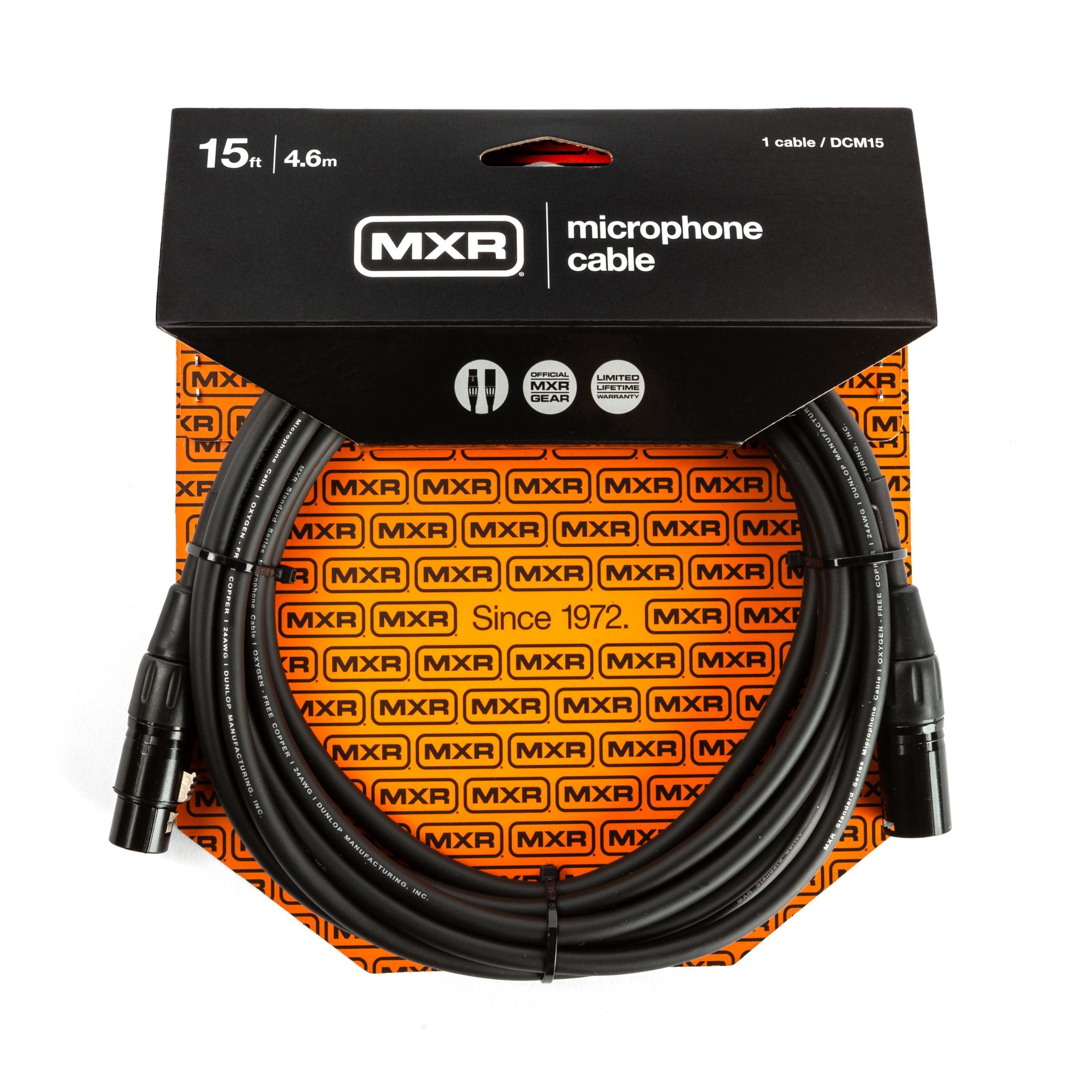 128728 DCM15 MXR MICROPHONE CABLE 15 FT-EA - Image 1