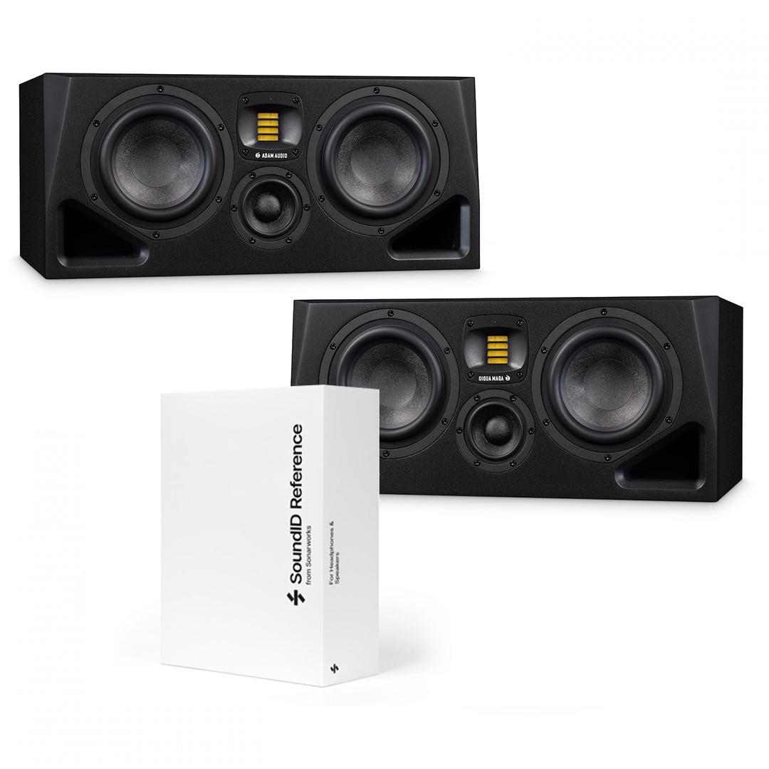 131161 2x A77H - Nearfield/Midfield Monitor, 3-way, 2 x 7" woofer & Sonarworks SoundID Reference SW5SX - Image 1