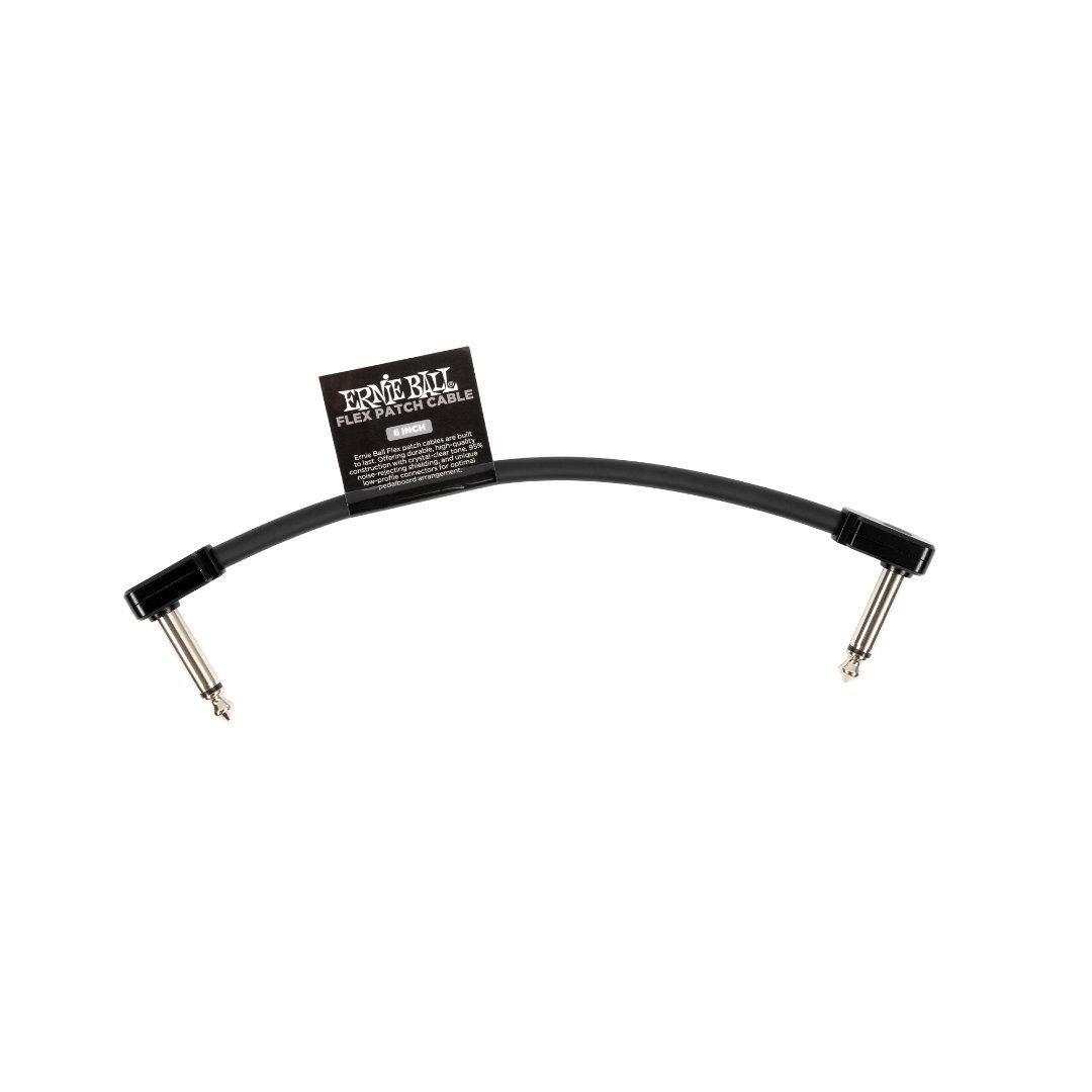 139044 Flex Patch Cable 6in - Black - Single - Image 1