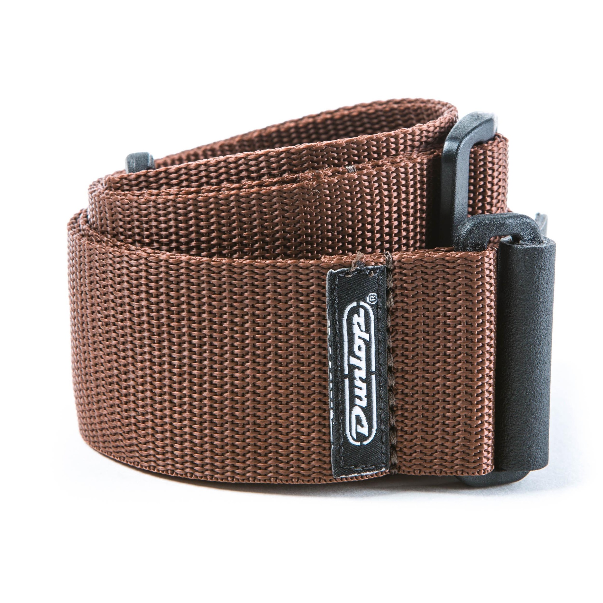 14046 POLY GUITAR STRAP (BROWN) - Image 1