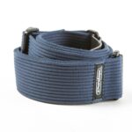 RIBBED COTTON GUITAR STRAP (NAVY BLUE)