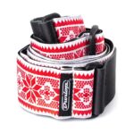 JACQUARD FILLMORE RED GUITAR STRAP