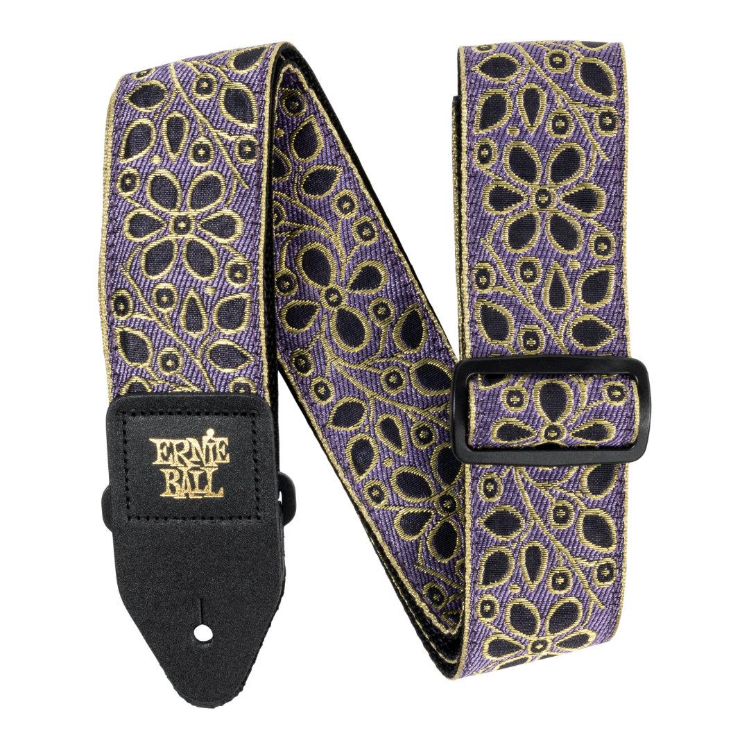 141021 P05629 Classic Jacquard Guitar/Bass Strap - Jasmine and Juice - Image 1