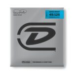DBMMS45125 STAINLESS STEEL MARCUS MILLER LONG SCALE SUPER BRIGHT BASS STRINGS SET/5
