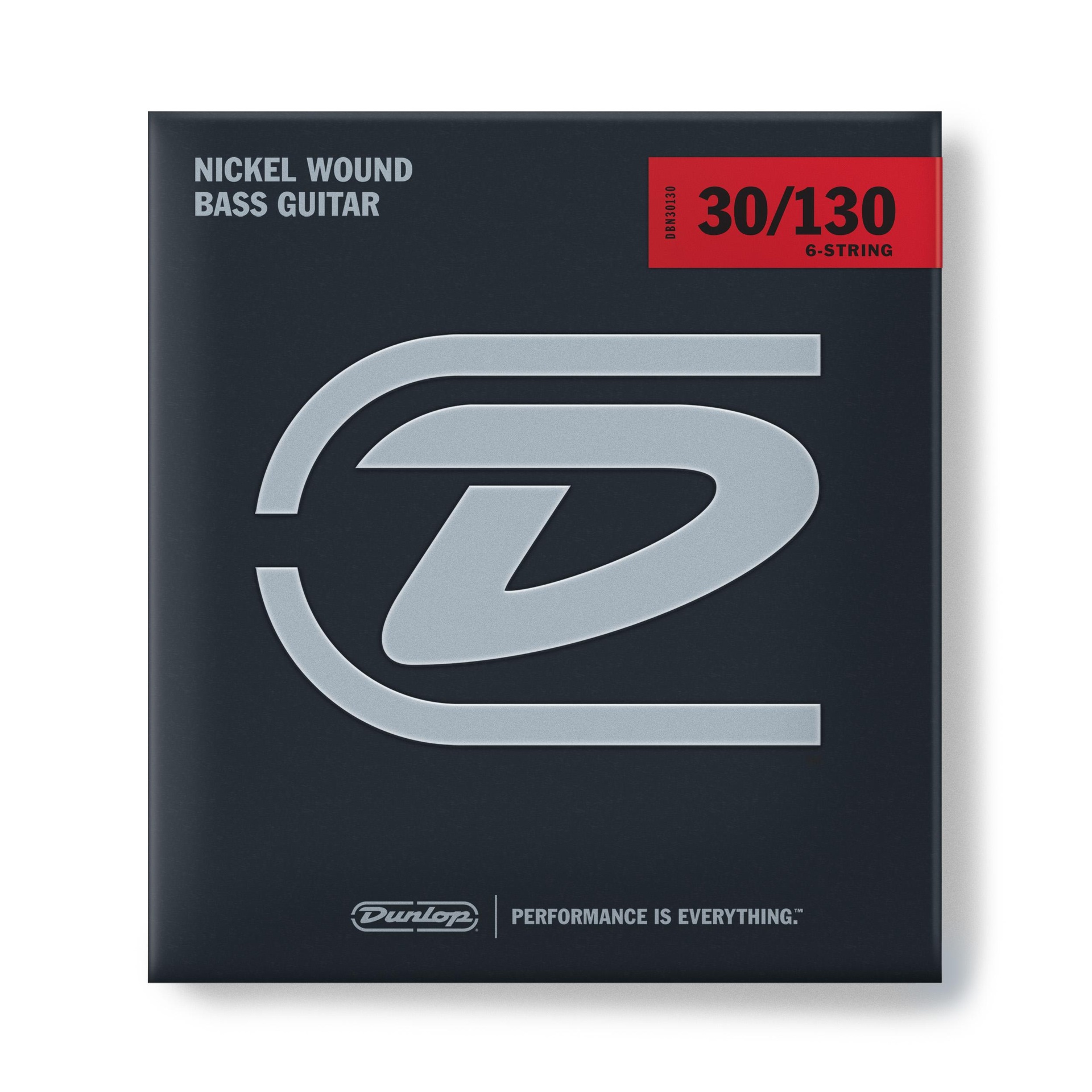 14178 DBN30130 NICKEL WOUND LONG SCALE BASS GUITAR STRINGS SET/6 - Image 1