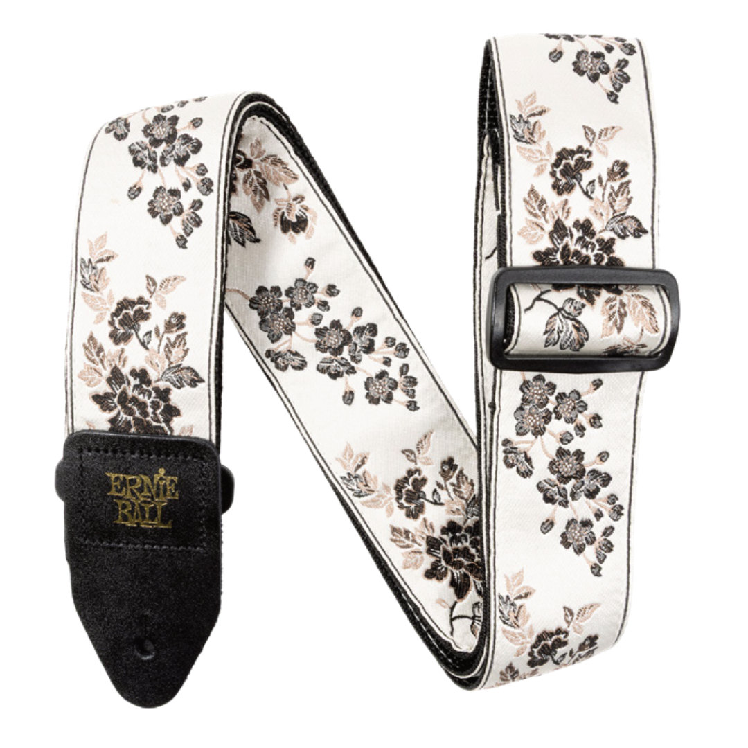 142229 Classic Jacquard Guitar Strap/Bass Strap - Shadow Blossom - Image 1