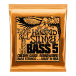 Hybrid Slinky Nickel Wound 5-String Electric Bass Strings 45-135 Gauge