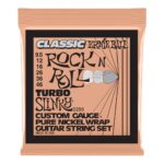 Turbo Slinky Classic Rock n Roll Pure Nickel Wrap Electric Guitar Strings 9.5-46 Gauge
