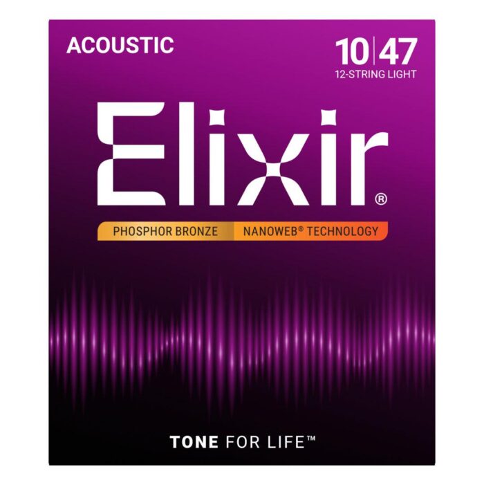 16152 Acoustic Nanoweb Phosphor Bronze Acoustic 12-String Light 10-47 - Image 2