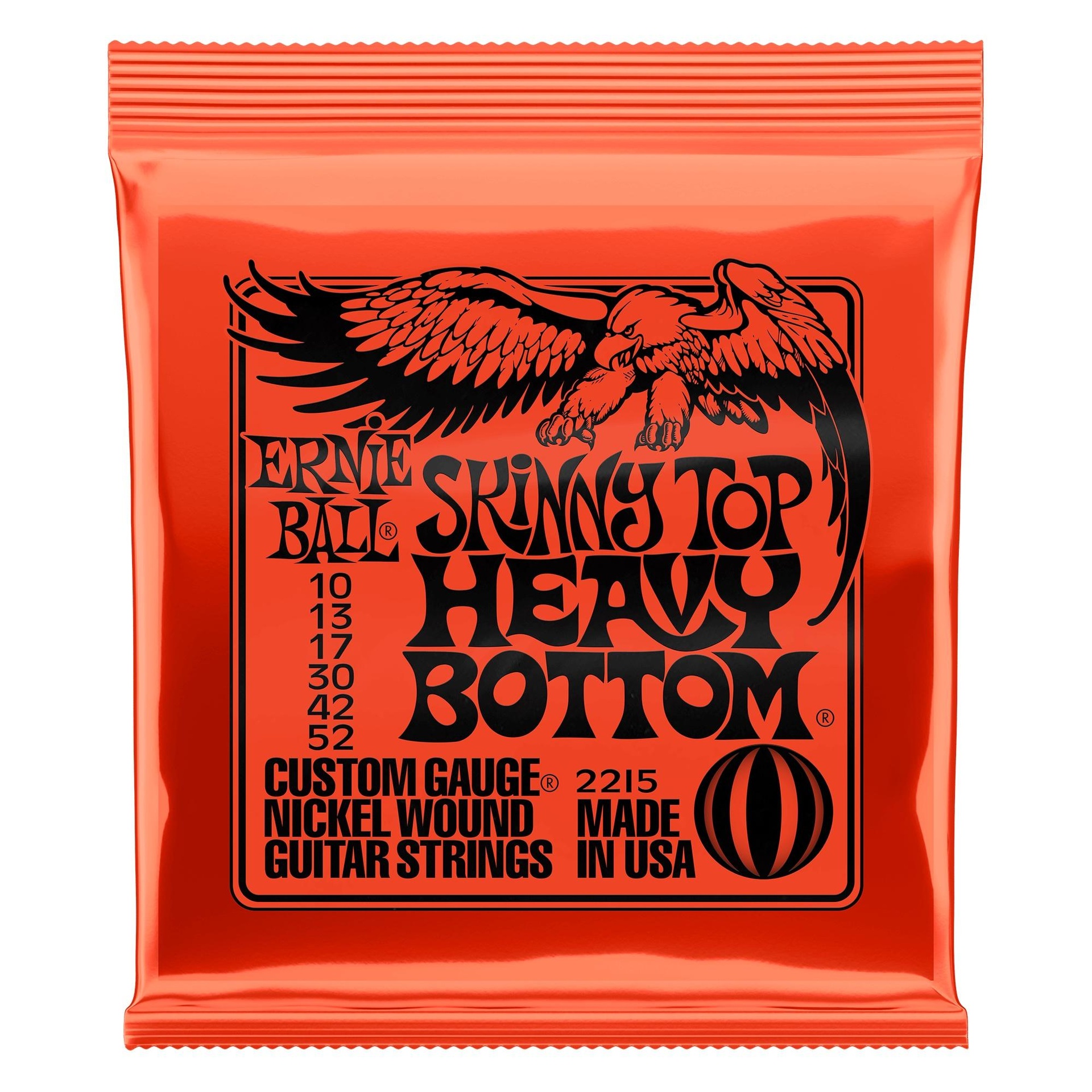 17098 2215 Skinny Top Heavy Bottom Slinky Nickel Wound Electric Guitar Strings - 10-52 Gauge - Image 1