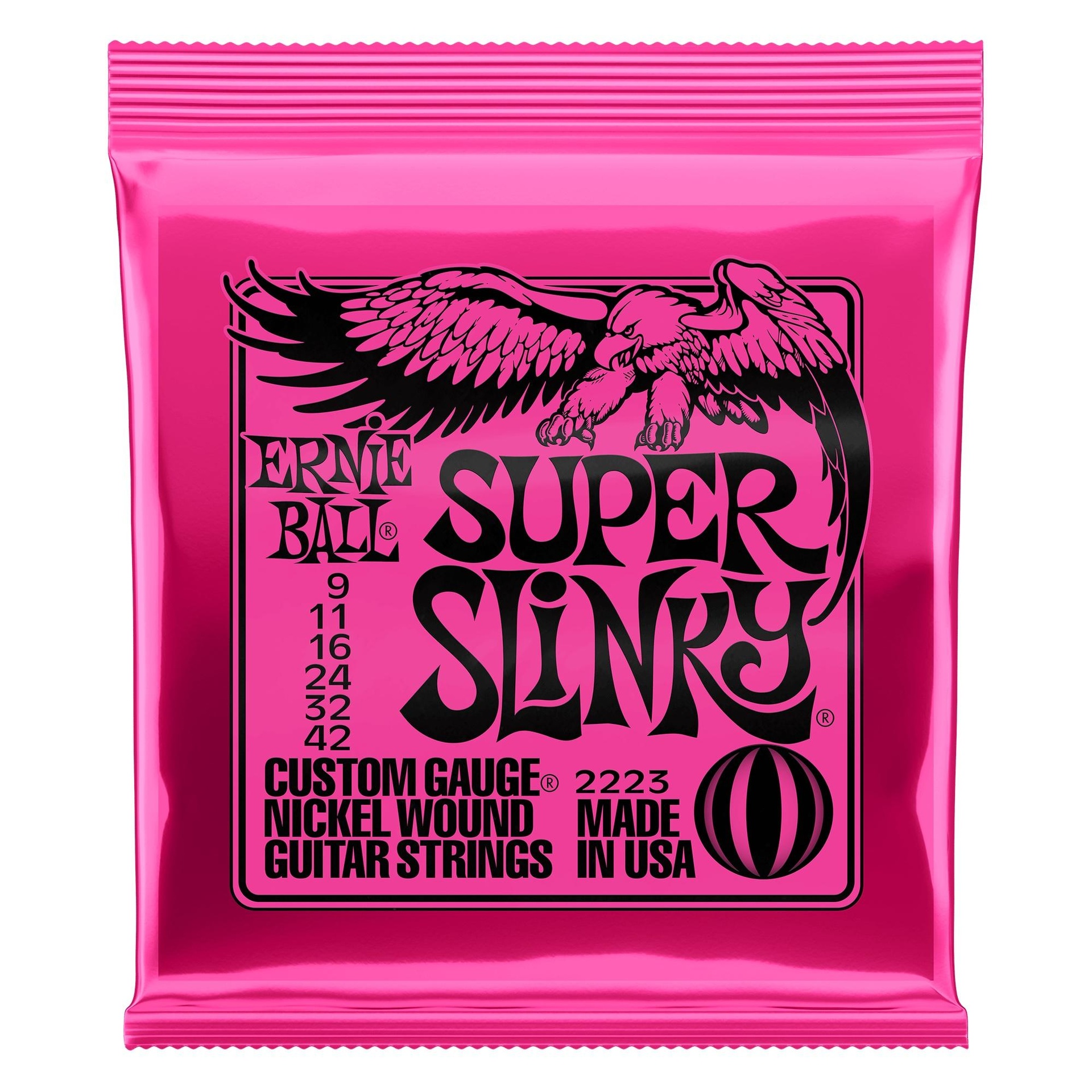 17102 2223 Super Slinky Nickel Wound Electric Guitar Strings - 9-42 Gauge - Image 1