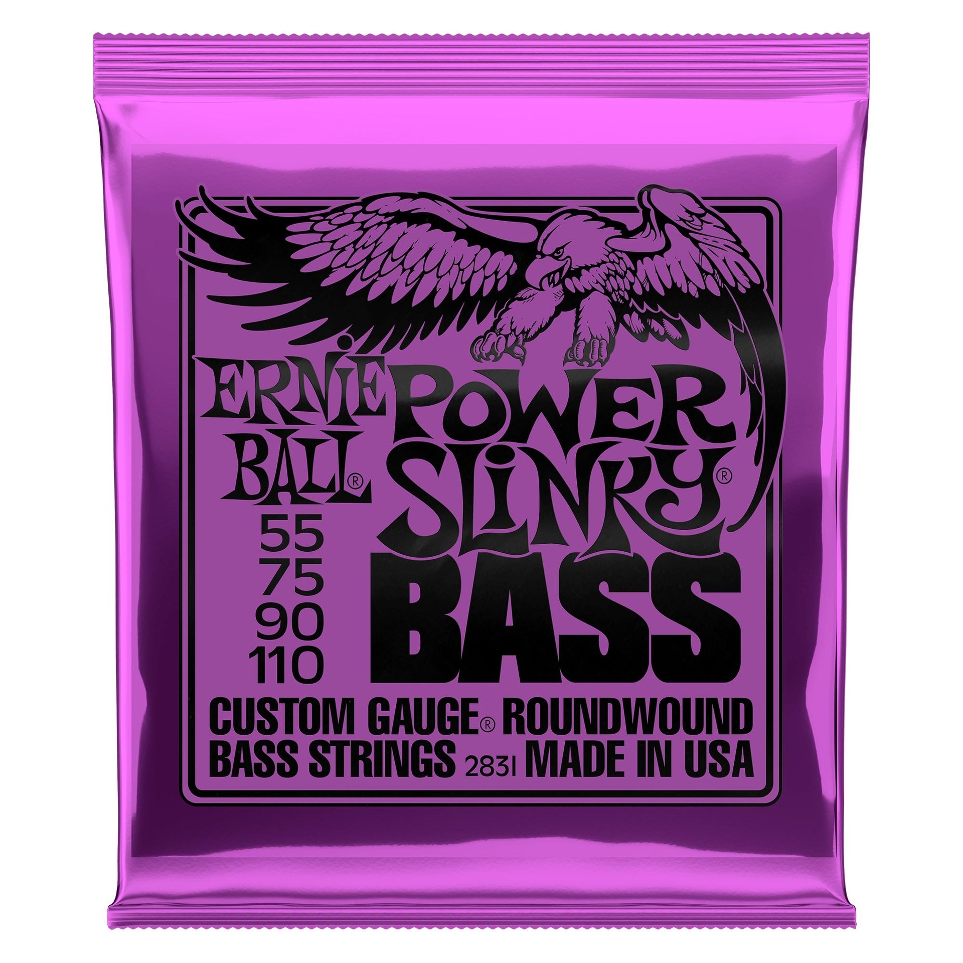 17353 2831 Power Slinky Nickel Wound Electric Bass Strings - 55-110 Gauge - Image 1