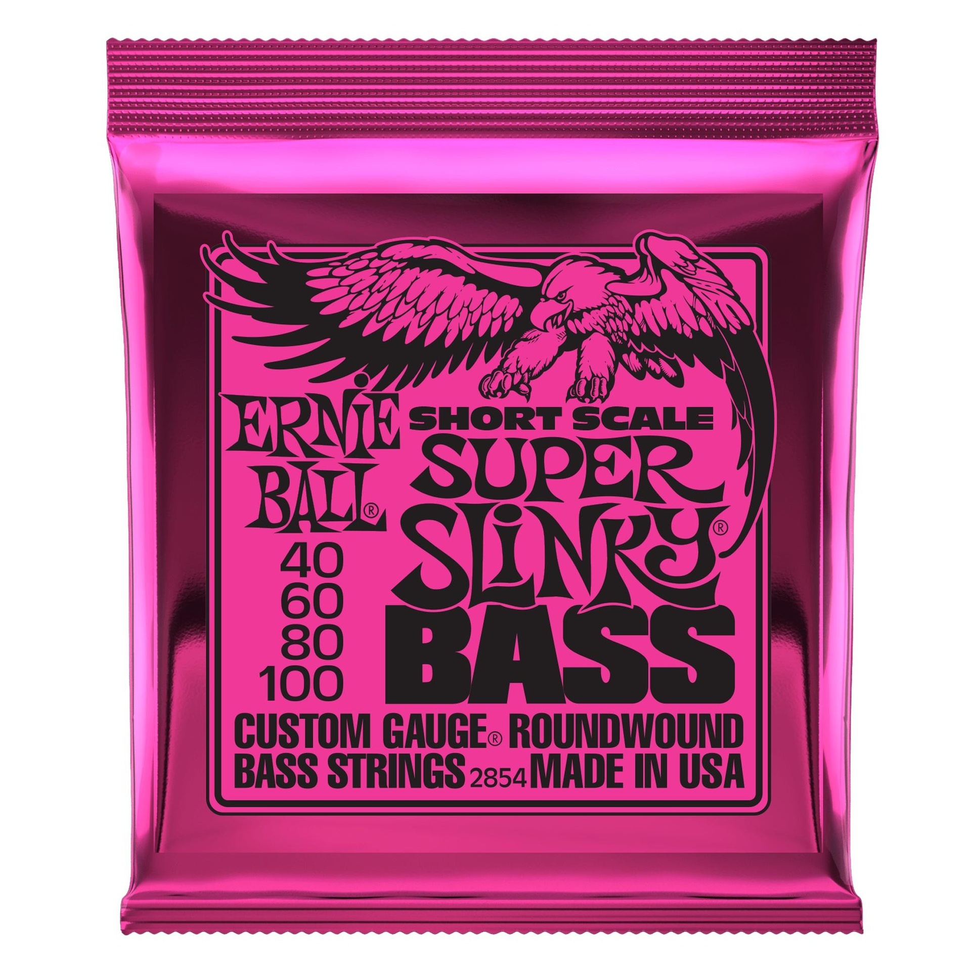17364 2854 Super Slinky Nickel Wound Short Scale Bass Strings - 45-100 Gauge - Image 1