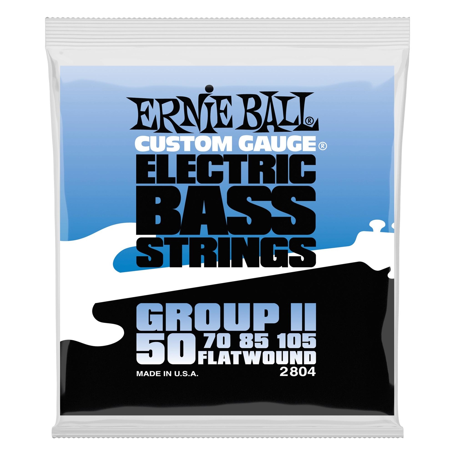 17416 2804 Flatwound Group II Electric Bass Strings - 50-105 Gauge - Image 1