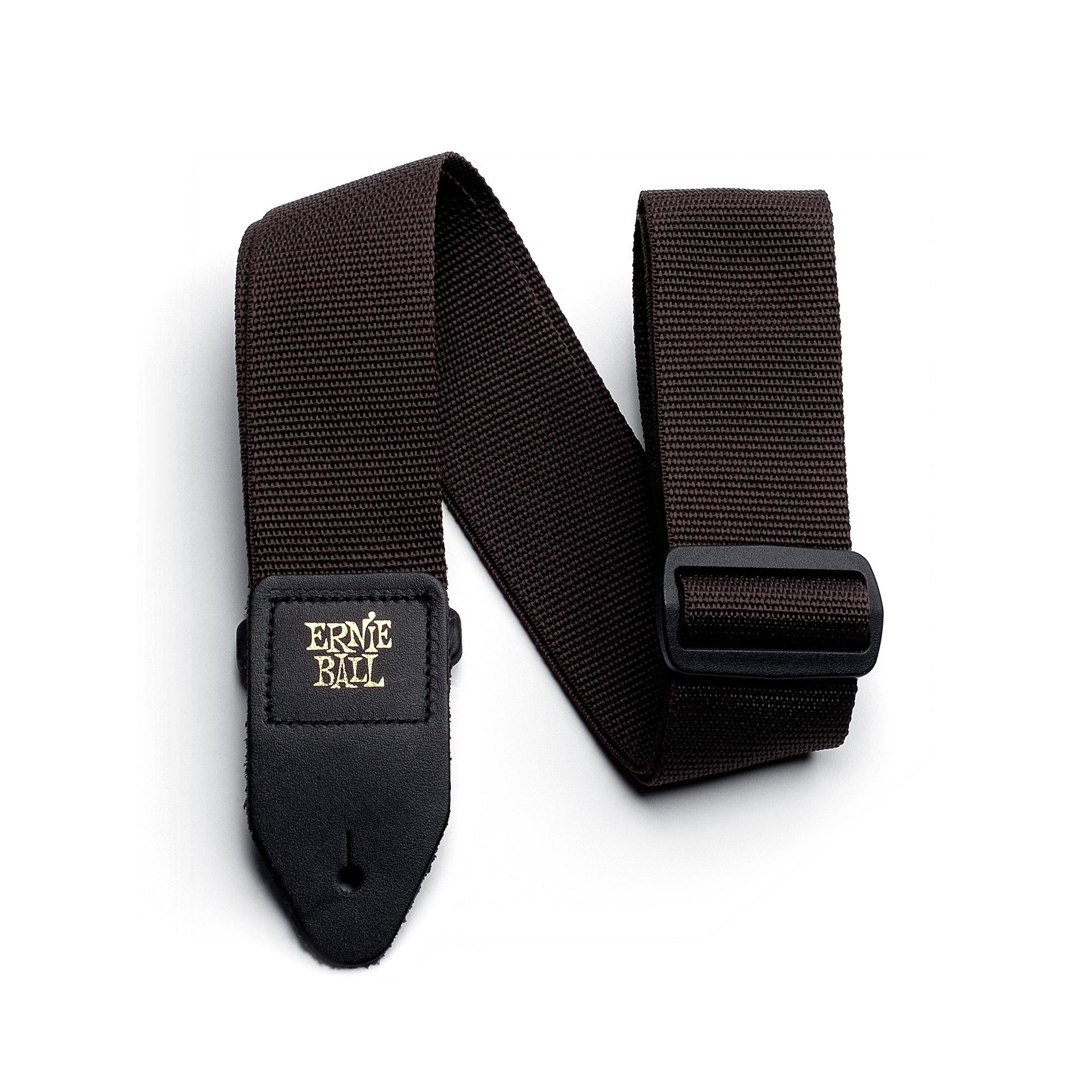 17657 4052 Brown Polypro Guitar Strap - Image 1