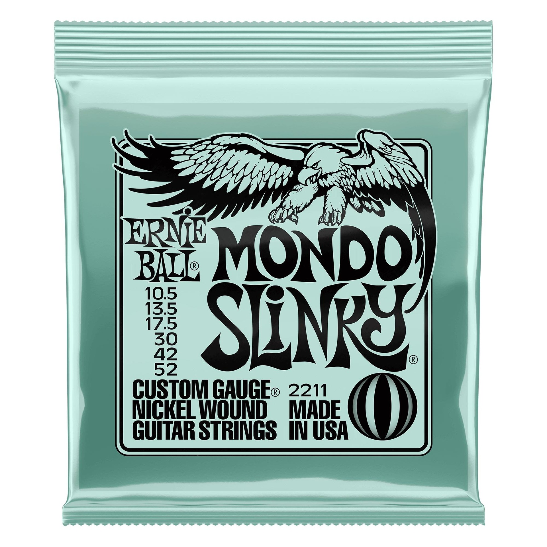 68751 2211 Mondo Slinky Nickel Wound Electric Guitar Strings 10.5 - 52 Gauge - Image 1