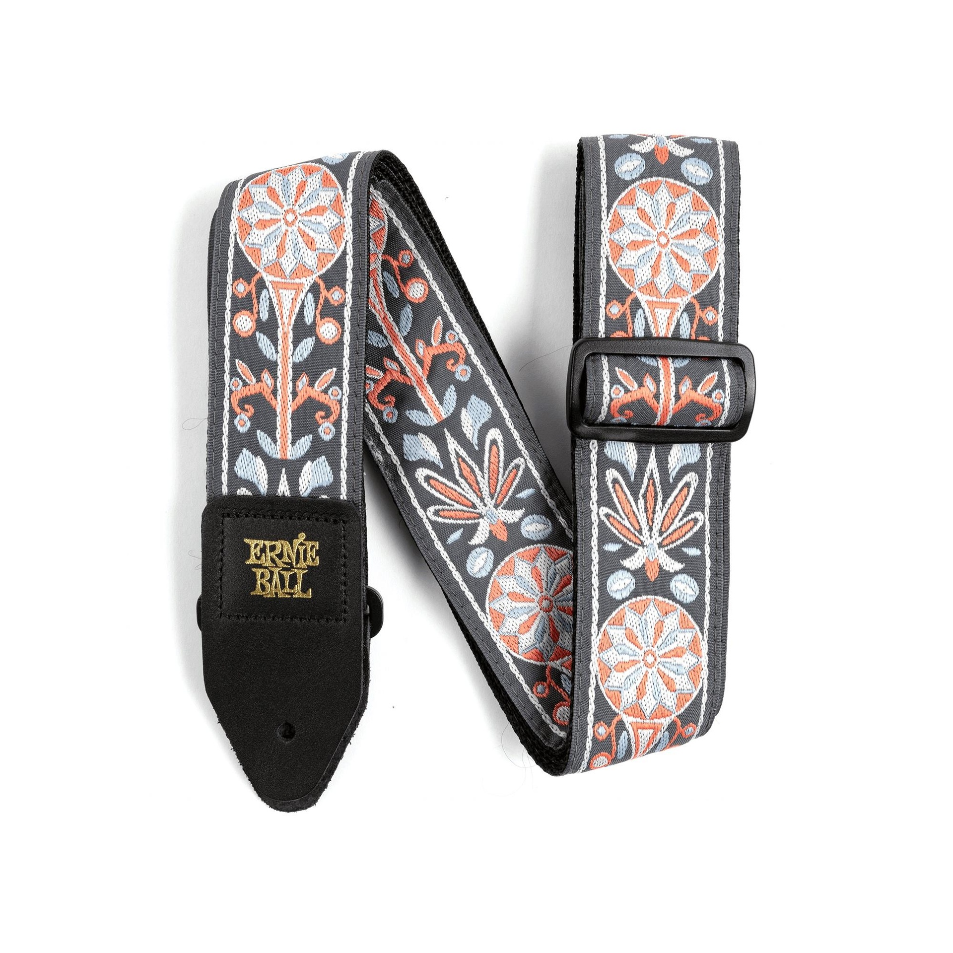 68772 4634 Tangerine Nightmist Jacquard Strap - Image 1