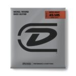 DBSBN45105S NICKEL WOUND SUPER BRIGHT SHORT SCALE BASS STRINGS SET/4 (45-105)