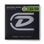 DEN1150WG NICKEL WOUND ELECTRIC GUITAR STRINGS SET/6 (11-50 WOUND G)