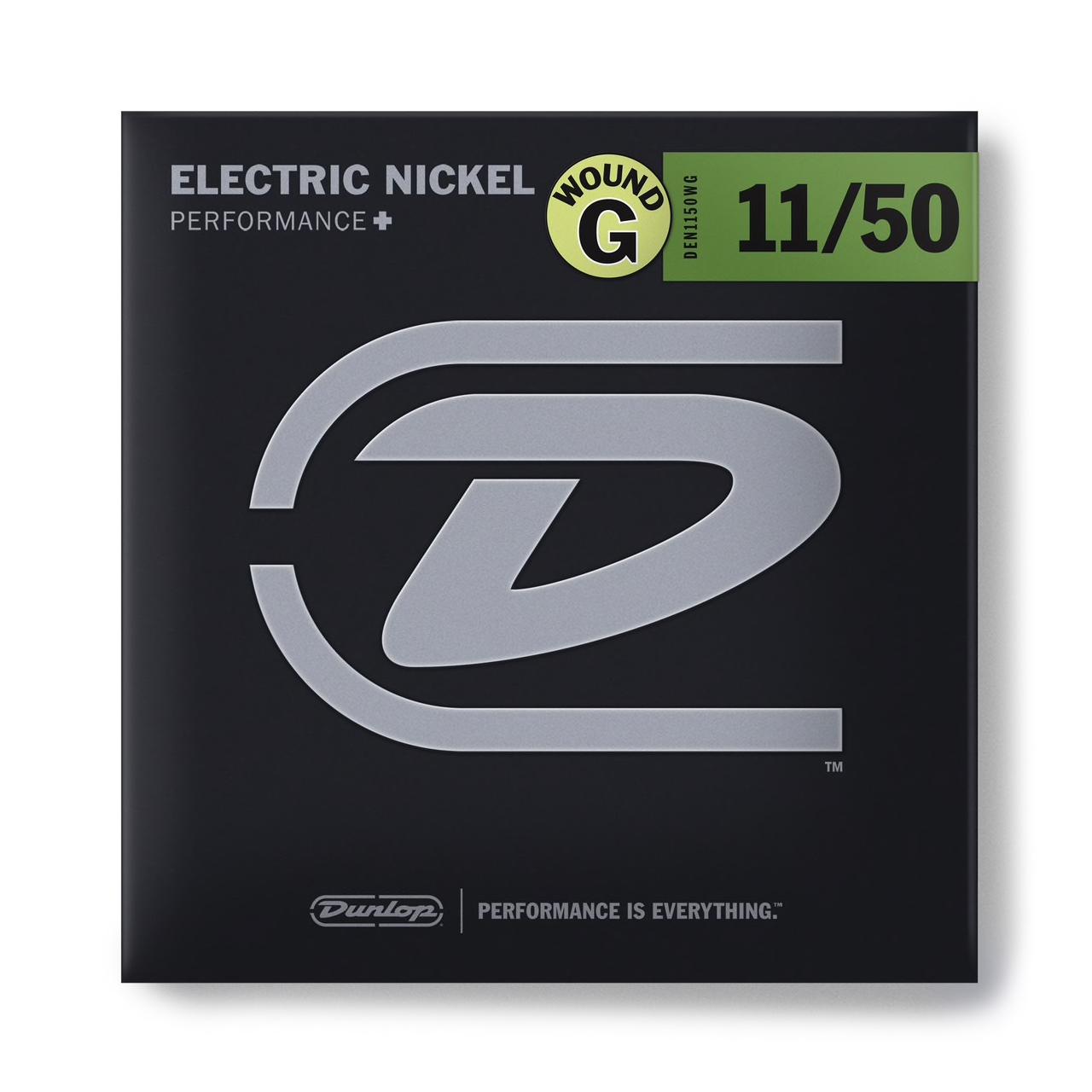 72675 DEN1150WG NICKEL WOUND ELECTRIC GUITAR STRINGS SET/6 (11-50 WOUND G) - Image 1