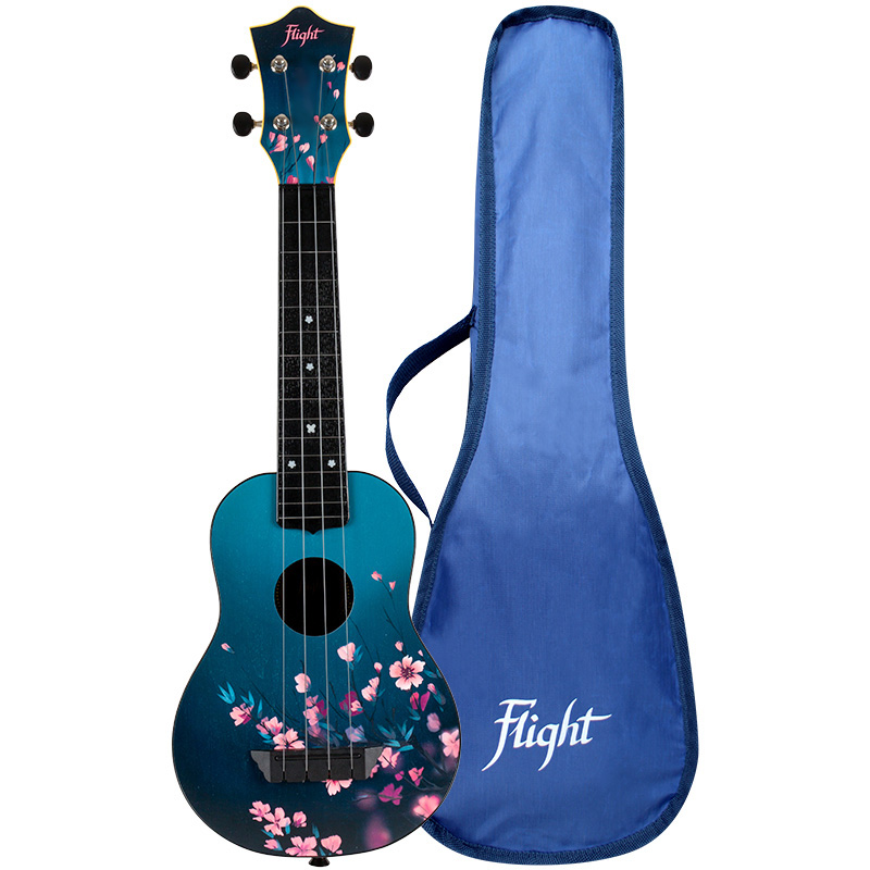 Flight-TUS-32-SAKURA-1.jpg Soprāna ukulele Flight Travel TUS-32 Sakura - Image 1