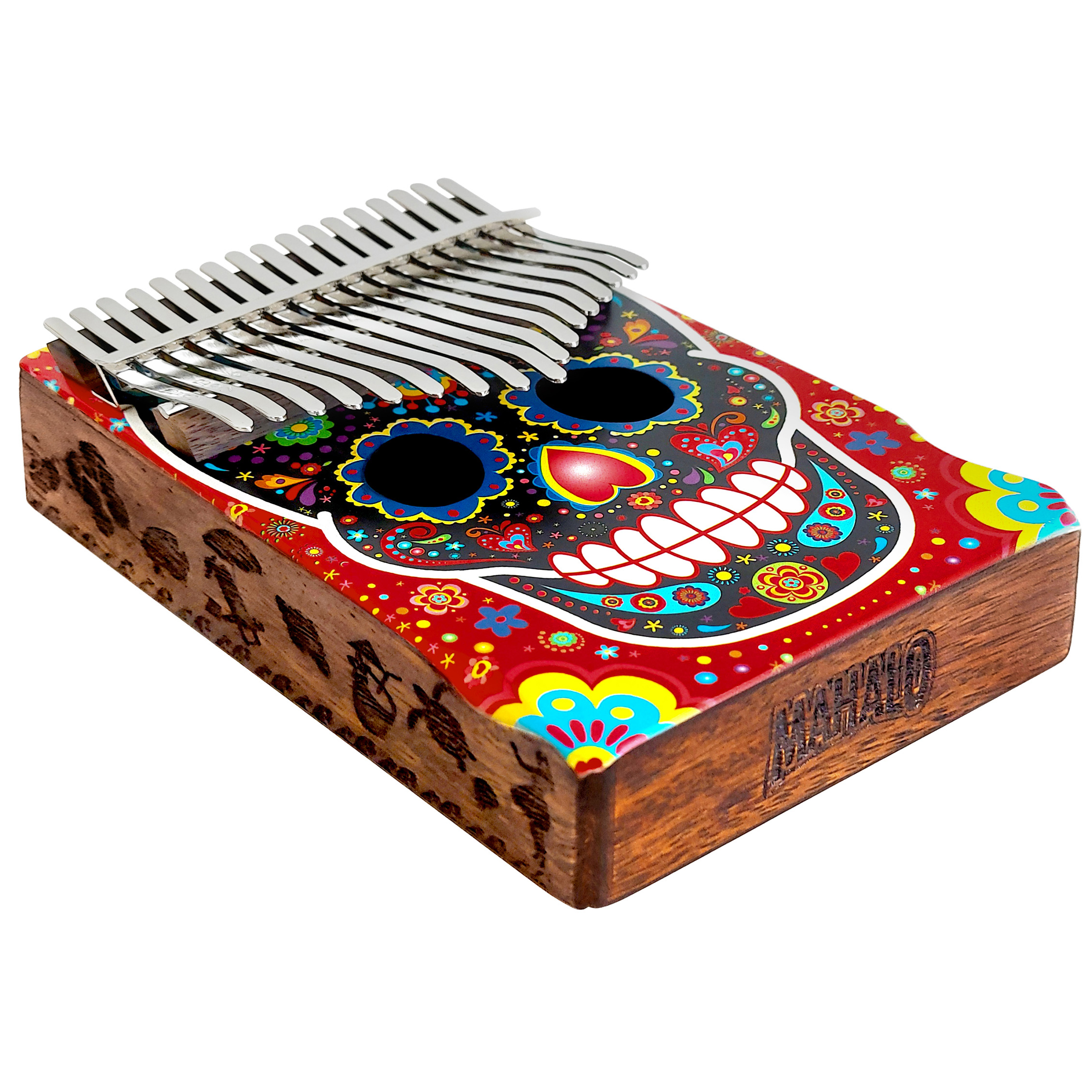 MKA17SK.jpg Kalimba Mahalo MKA17-SK Skull - Image 1