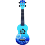 Soprāna ukulele Mahalo Designer MD1HB-BUB Hibiscus - Image 3