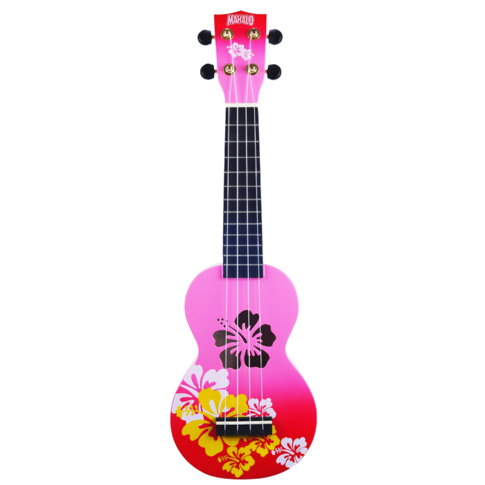 Soprāna ukulele Mahalo Designer MD1HB-RDB Hibiscus - Image 2