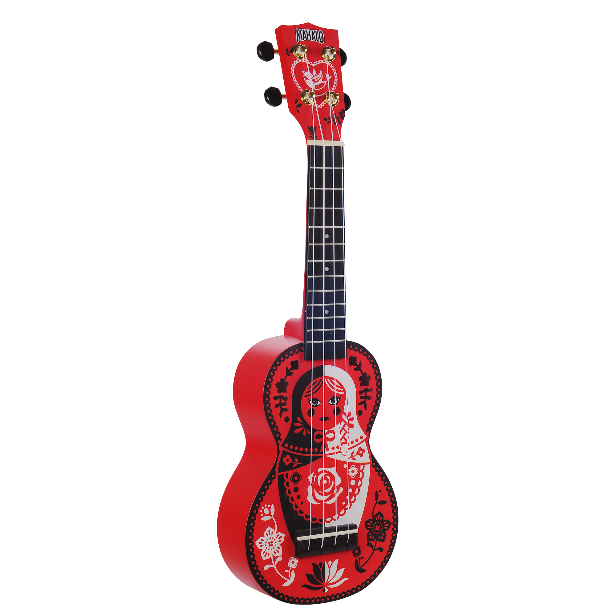 Mahalo-MA1RD-1.png Soprāna ukulele Mahalo Art MA1-RD Russian Doll - Image 1