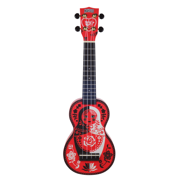 Soprāna ukulele Mahalo Art MA1-RD Russian Doll - Image 2
