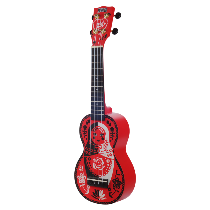 Soprāna ukulele Mahalo Art MA1-RD Russian Doll - Image 3
