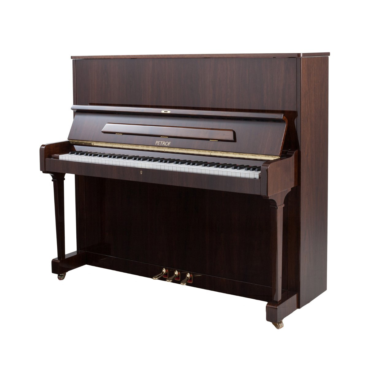 Petrof-P125-F1-Walnut.jpg Akustiskais Pianīns Petrof P125 F1 Riekstkoks, pulēts - Image 1