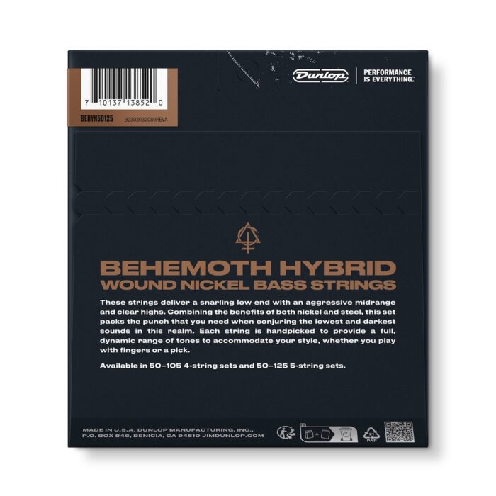 BEHEMOTH HYB BASS-NKL SB 50/125-5/SET - Image 2