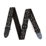 CLASSIC FLAMBE GRAY GUITAR STRAP - Image 2