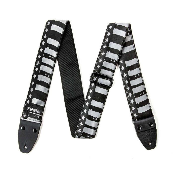 DESIGNER JACQUARD STARS AND STRIPES GUITAR STRAP - Image 2