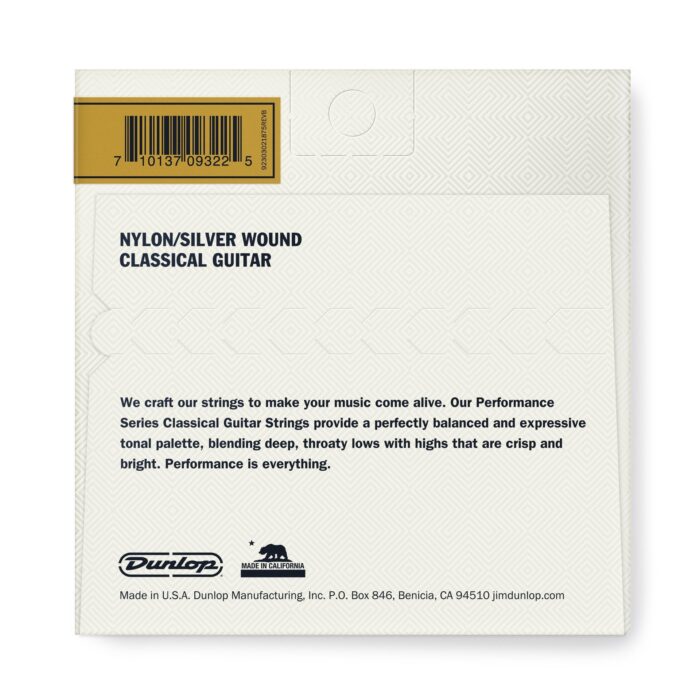 DCV100NS NYLON/SILVER WOUND CLASSICAL GUITAR STRINGS SET/6 (PERFORMANCE SERIES) - Image 2