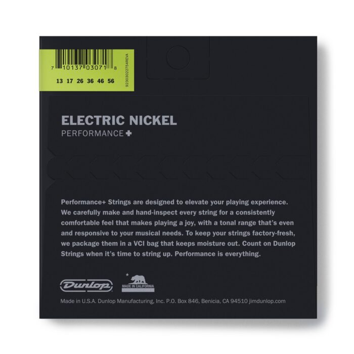 DEN1356 NICKEL WOUND EXTRA HEAVY ELECTRIC GUITAR STRINGS SET/6 (13-56) - Image 2
