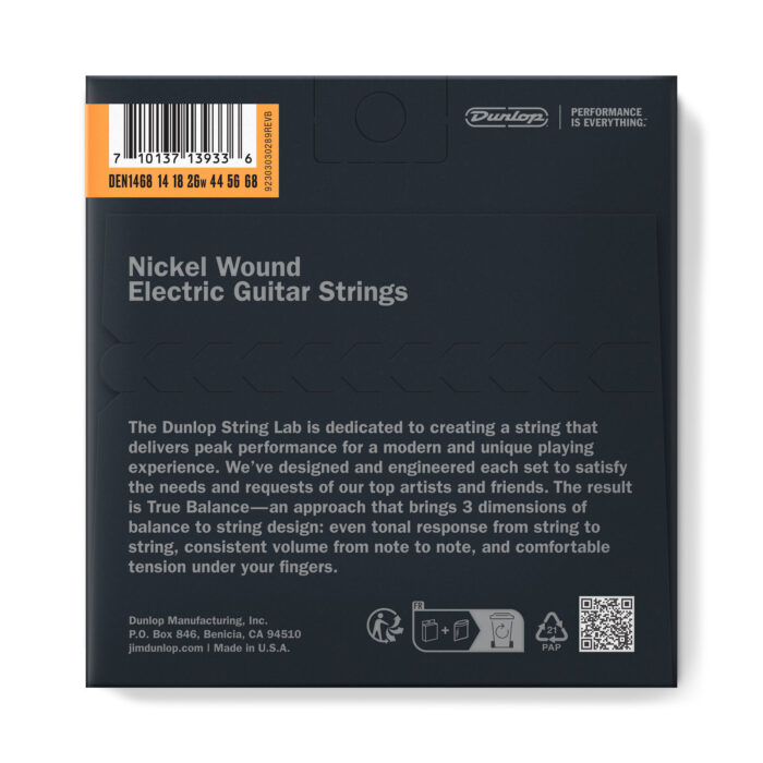 NICKEL WOUND ELECTRIC BARITONE GUITAR STRINGS 14-68 - Image 2