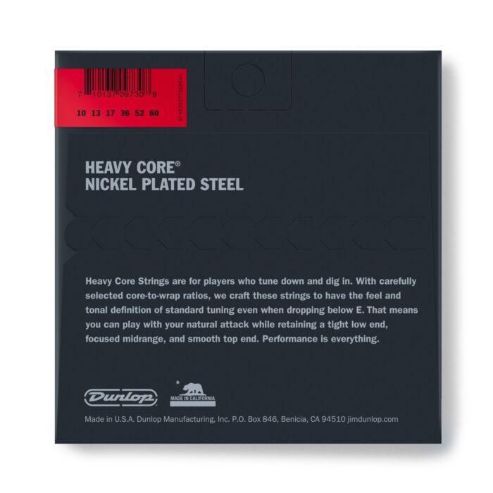 NICKEL WOUND HEAVY CORE ELECTRIC GUITAR STRINGS SET/6 (HEAVY) - Image 2