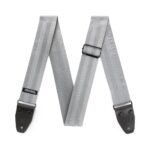 DELUXE SEATBELT GUITAR STRAP (GREY) - Image 2