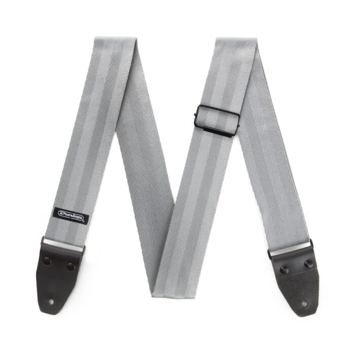 DELUXE SEATBELT GUITAR STRAP (GREY) - Image 2