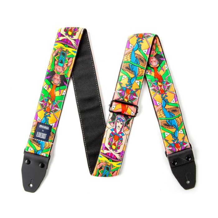 ILD08 ILOVEDUST JACQUARD GUITAR STRAP - HOURGLASS - Image 2