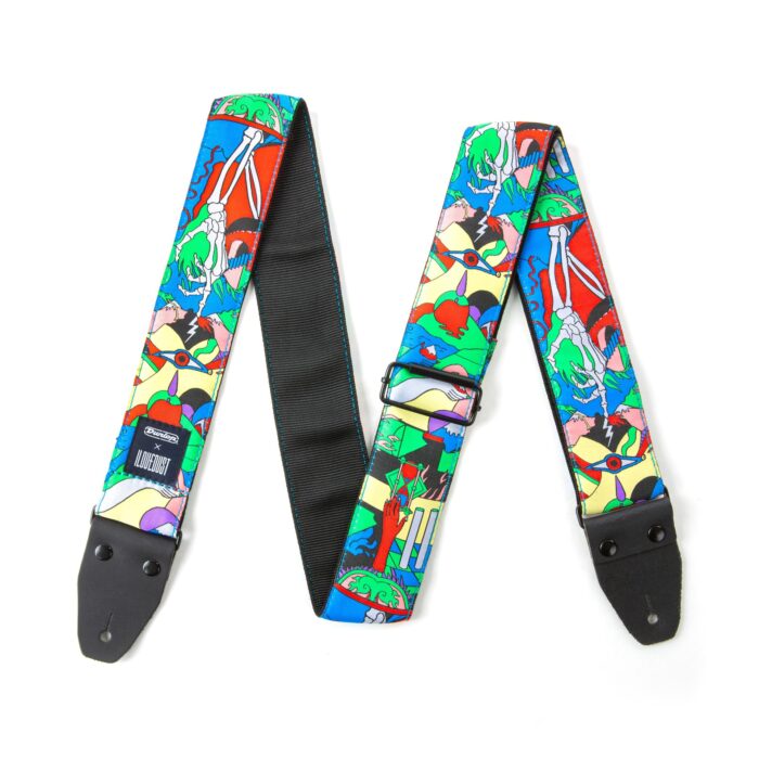 ILD09 ILOVEDUST JACQUARD GUITAR STRAP - MOUNTAINS - Image 2