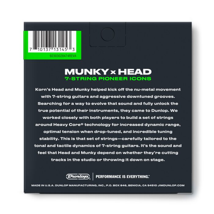 KRHCN10657 HEAVY CORE KORN GUITAR STRINGS 10/65 7/SET - Image 2