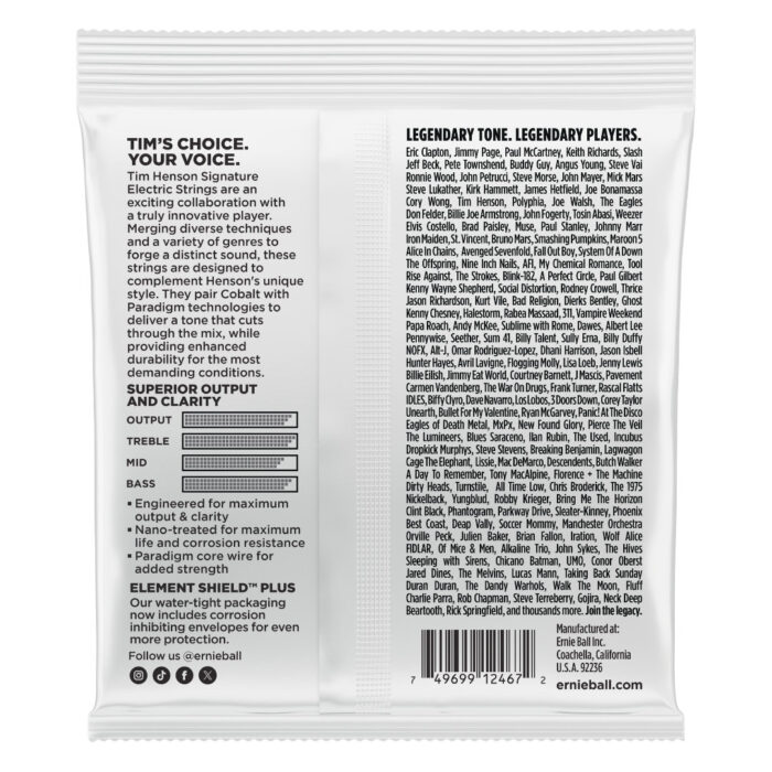 Tim Henson Signature Electric Guitar Strings - 9.5-46 Gauge - Image 2