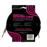 6393 Ernie Ball 10ft Braided Straight Straight Inst Cable Purple Black - Image 2