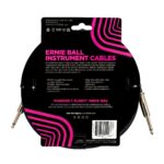 6397 Ernie Ball 25ft Braided Straight Straight Inst Cable Purple Black - Image 2