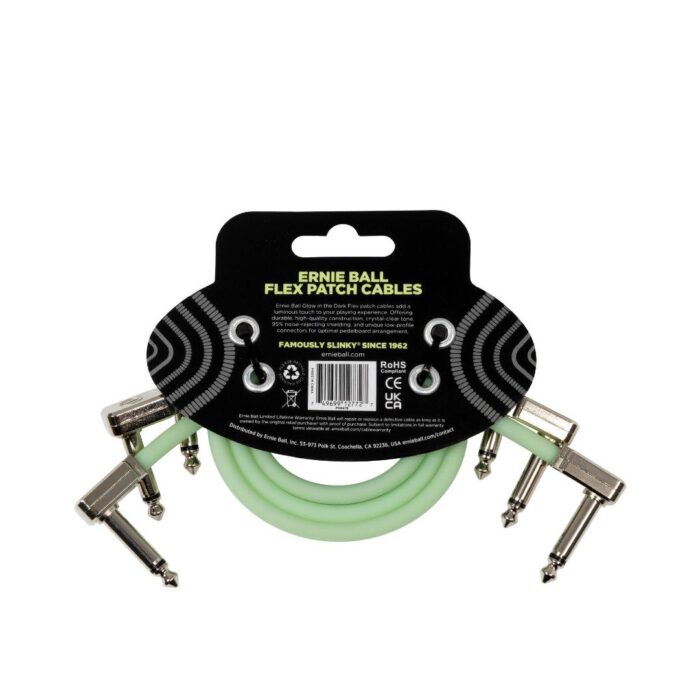 Flex Patch Cable 12in - Glow in Dark - 3 Pack - Image 2