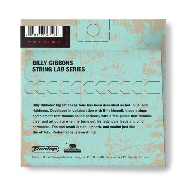 RWN0738 NICKEL WOUND BILLY GIBBONS ICON SIGNATURE SUPER FINE GUITARS STRINGS SET/6 - Image 2