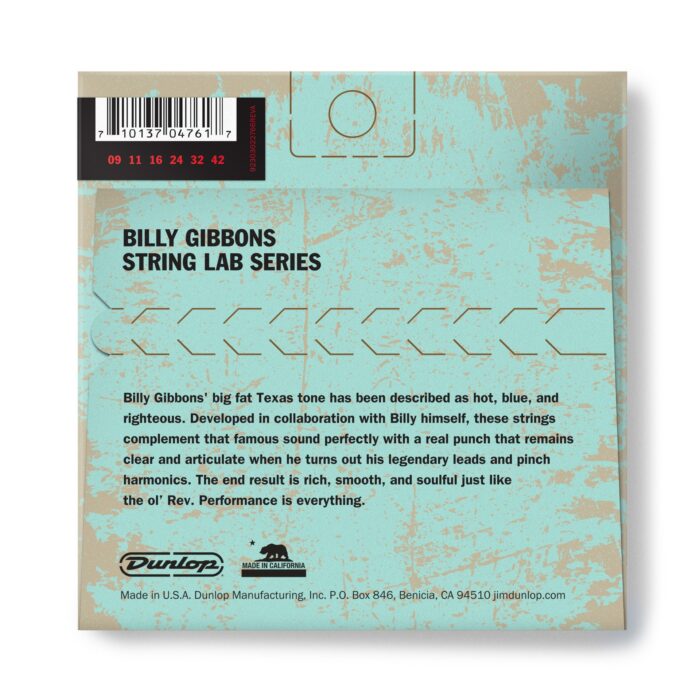 RWN0942 NICKEL WOUND BILLY GIBBONS ICON SIGNATURE EXTRA LIGHT GUITARS STRINGS SET/6 - Image 2